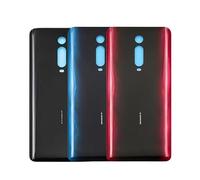SHOWGOOD para Xiaomi Mi9T Mi 9T Pro Batería Tapa Trasera Panel de Vidrio 3D para Redmi K20 Pro Puerta Trasera Carcasa de Vidrio Adhesivo Reemplazar (Redmi Logo Azul)
