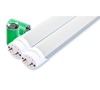 Showlite Juego de 2 Tubos LED 120cm (Tubo fluorescente 1200mm, T8 G13, 1790 lúmenes, 4500 Kelvin, blanco luz diurna, potencia: 18W)