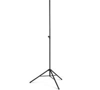 Showlite LS-270S MKII - Trípode de luz de acero negro - Altura regulable 1,60 - 2,70 m, capacidad de carga 50 kg, plegable a 144 cm, tubo de 35 mm, apto para boxeo, trípode profesional para escenarios