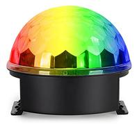 Showlite PBS-20 Party-Ball: bola de discoteca LED RGBAWUV para fiestas, bares y DJs móviles. Alimentación USB, efecto luz controlado por música. Ideal para niños.