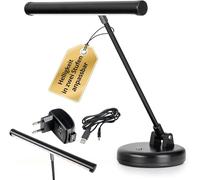 Showlite 32353 - Lámpara de piano LED, color negro