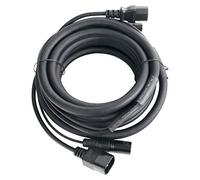 Showlite Pronomic Stage IECD-5 DMX Cable Híbrido C/DMX (Cable combinado para alimentación y señal DMX, longitud: 5 m) Negro
