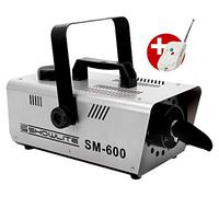 Showlite SM-600 Máquina de Nieve 600W in ontrol Remoto, 5 x 19 x 14 cm | Alcance de expulsión: aprox. 3, Potencia: 600 vatios, Sin tiempo de calentamiento, Capacidad del tanque: 1 l, 5 x 19 x 14 cm