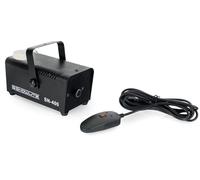 Showlite SN-400 Máquina de humo con mando a distancia (sólo 3 minutos de precalentamiento) - Efecto de niebla adecuado para discotecas - Compacta y ocupa poco espacio 400 vatios de potencia - Negro