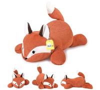 shownicer Animales de peluche con peso de zorro, 2,2 kg, juguete de peluche grande, tamaño XXL, zorro, cojín de peluche, regalo para adultos y niños de 3 años (zorro, 65 cm)