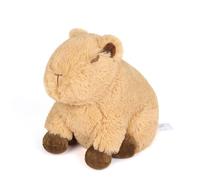 shownicer Cojín de calor de peluche Capybara, 0,6 kg, para calentar en el microondas, cojín de peluche con peso, regalo para adultos y niños de 3 años (23 cm)