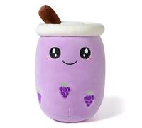 shownicer Peluche de Boba Tea Peluche Kawaii Bubble Tea Felpa, Cojín de Peluche Juguete, Té de Leche Taza de Té Almohada Muñeca Cojín de Peluche Regalo para Niños Niñas Niños