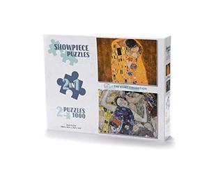 Showpiece Puzzles Colección de 2 x 1000 Piezas (Klimt)