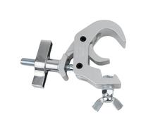 Showtec - Acoplador rápido Slimline (150 kg, 50 mm), color plateado