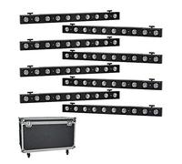 Showtec Active Sunstrip MKII Blinder - Paquete de iluminación para escenario (incluye funda de vuelo)