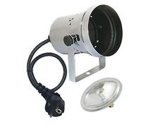 Showtec PAR 36 Pinspot - Lámpara de techo (6 V, 30 W, cromada), color plateado