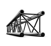 Showtec - Straight 3000 mm - Negro, enrejado Pro-30 cuadrado P