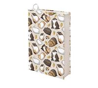 Showudesigns Fundas protectoras para libros de hámster para mujeres y niños, fundas protectoras para libros de tapa blanda, diario, novela, libro, sox, conejillo de indias