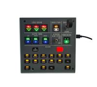 SHOYDID Rowsfire A103 A32X/A31X/A350 Control de simulación de vuelo, panel integrado indicador de tren de aterrizaje para MSFS 2020/2024, compatible con PC