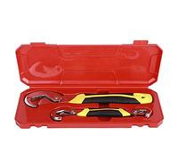SHPKLO Juego de llaves universales multifuncionales de autoajuste, llave ajustable para fontanería y maquinaria, llaves métricas cromadas de 9 a 32 mm con funcionamiento con una sola mano