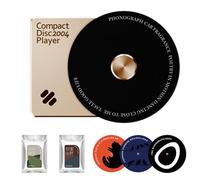 shpuuyy Ambientador con Clips de Ventilación, Difusor de Aromaterapia para Auto | Purificador de aire en forma de tocadiscos para coche | Accesorios creativos únicos del interior del coche de los