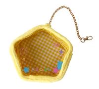 shpuuyy Bolsa transparente para exhibición de figuras, bolsa de exhibición de figuras 3D transparente con llavero, accesorios de cubierta de dibujos animados 3D para niños, mujeres y hombres, mochila