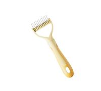 shpuuyy Cepillo para gatos para mudar,Cepillo para perros para mudar, de pelo para perros, dientes de acero inoxidable, cepillo para pelaje interior de gatos - Peine de aseo para