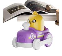 shpuuyy Coche Autoimpulsado al Presionar,Aprieta Va Juegos Educativos de Retroceso,Juguetes Divertidos de Carreras y Tren - para Niños Niñas Hogar Viaje Preescolar Educación En Casa Cumpleaños