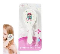 shpuuyy Pincel de bebé y juego de peine, peine de bebé y juego de pincel,Cepille de cabello de cerda suave de cerdas para el cabello para bebés Cepillo para bebés | Safety Kids Products Massaje de