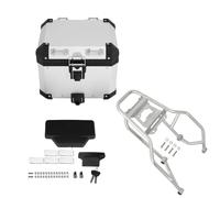SHQXD Estuche Lateral para BMW R1300GS R1300 GS 2023 2024 2025 Soporte para Maletas Traseras, Portaequipajes, Almacenamiento, Alforjas, Caja De Herramientas Y Accesorios(Silver)