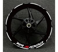 SHQXD Tanque Pegatina Accesorios De Decoración para Motocicletas para BMW S1000XR S1000 XR. Adhesivo Reflectante para Llantas Y Cubo De Rueda.(White)