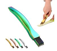 Shred Silk The Knife, 2026 Upgrade Stainless Steel Green Onion Knife, Kitchen Vegetable Cutter for Kitchen, Garlic Ginger Herbs (Green)