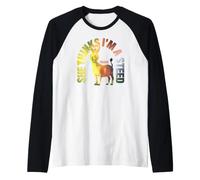 Shrek Donkey She Thinks Im A Steed Camiseta Manga Raglan