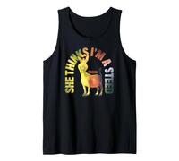 Shrek Donkey She Thinks Im A Steed Camiseta sin Mangas