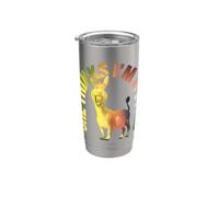 Shrek Donkey She Thinks Im A Steed Vaso térmico de acero inoxidable de doble pared