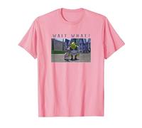 Shrek & Donkey Wait What Camiseta, Hombre, Rosado, 3XL