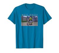 Shrek & Donkey Wait What Camiseta, Hombre, Zafiro, 3XL