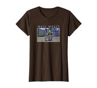 Shrek & Donkey Wait What Camiseta, Mujer, Marrón, 3XL