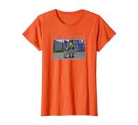 Shrek & Donkey Wait What Camiseta, Mujer, Naranja, 3XL