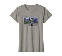 Shrek & Donkey Wait What Camiseta, Mujer, Pizarra, L