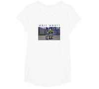 Shrek & Donkey Wait What Camiseta, Niñas, Blanco, M