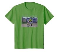 Shrek & Donkey Wait What Camiseta, Niños, Hierba, 3 años