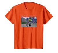 Shrek & Donkey Wait What Camiseta, Niños, Naranja, 6 años