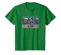 Shrek & Donkey Wait What Camiseta, Niños, Verde Kelly, 2 años