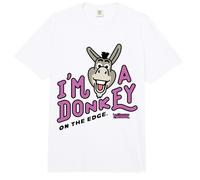 Shrek Emoji Donkey On The Edge Comfort Colors Adult Heavyweight T-Shirt
