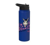 Shrek Emoji Donkey On The Edge Stainless Steel Insulated Water Bottle