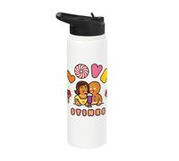 Shrek Emoji Gingerbread Love Stinks Stainless Steel Insulated Water Bottle