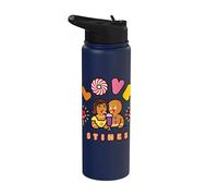 Shrek Emoji Gingerbread Love Stinks Stainless Steel Insulated Water Bottle