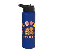 Shrek Emoji Gingerbread Love Stinks Stainless Steel Insulated Water Bottle