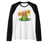Shrek Emoji Love Can Get Ugly Camiseta Manga Raglan