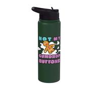 Shrek Emoji Not My Gumdrop Buttons Stainless Steel Insulated Water Bottle