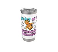 Shrek Emoji Not My Gumdrop Buttons Vaso térmico de acero inoxidable de doble pared