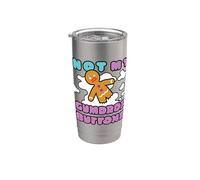 Shrek Emoji Not My Gumdrop Buttons Vaso térmico de acero inoxidable de doble pared