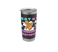 Shrek Emoji Not My Gumdrop Buttons Vaso térmico de acero inoxidable de doble pared