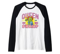 Shrek Emoji Queen of The Swamp Camiseta Manga Raglan